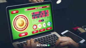 赌博游戏app手机界面与奖金图标。